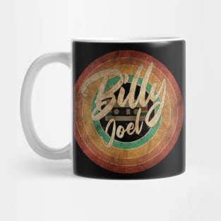 Billy Joel Vintage Circle Art Mug